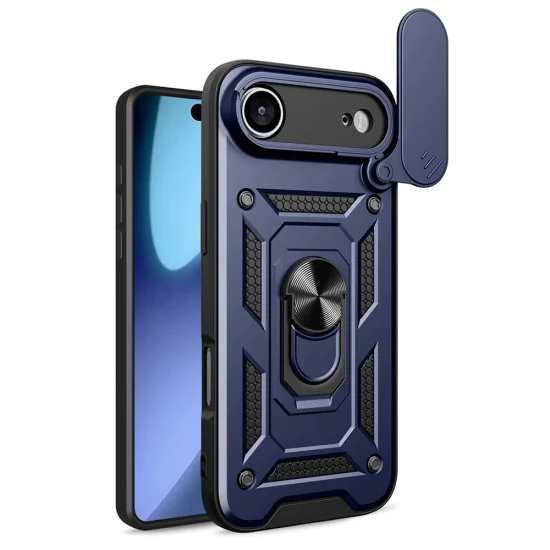 Калъф за iPhone 17 Air - Techsuit - CamShield Series - Син