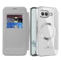 Калъф за Google Pixel 9a - SmartMag Book Case - Сив