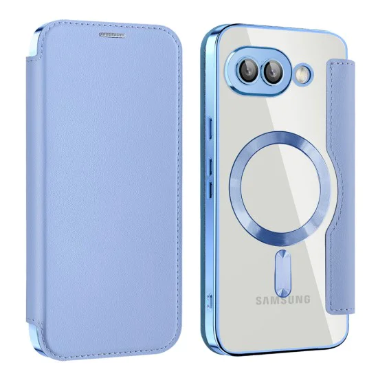 Калъф за Google Pixel 9a - SmartMag Book Case - Светло син