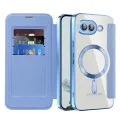 Калъф за Google Pixel 9a - SmartMag Book Case - Светло син