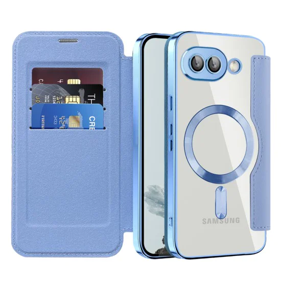 Калъф за Google Pixel 9a - SmartMag Book Case - Светло син