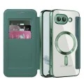 Калъф за Google Pixel 9a - SmartMag Book Case - Зелен