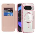 Калъф Камера за Google Pixel 10 / 10 Pro - SmartMag Book Case - Розов
