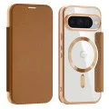 Калъф Камера за Google Pixel 10 / 10 Pro - SmartMag Book Case - Кафяв