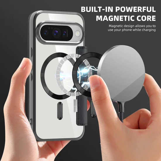 Калъф Камера за Google Pixel 10 Pro XL - SmartMag Book Case - Черен