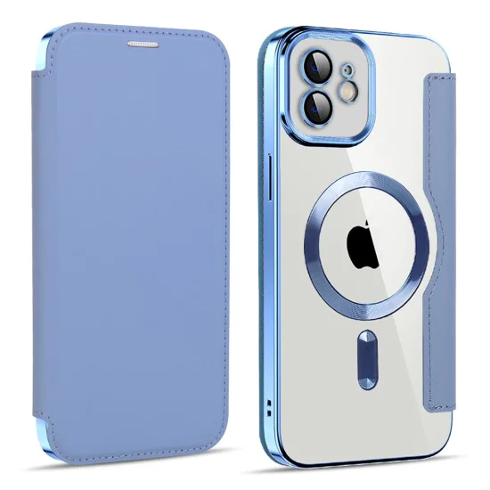 Калъф за iPhone 11 - SmartMag Book Case - Светло Син