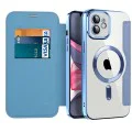 Калъф за iPhone 11 - SmartMag Book Case - Светло Син