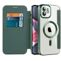 Калъф за iPhone 11 - SmartMag Book Case - Зелен