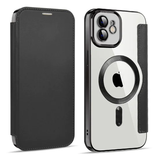 Калъф за iPhone 11 - SmartMag Book Case - Черен
