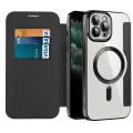 Калъф за iPhone 11 Pro Max - SmartMag Book Case - Черен