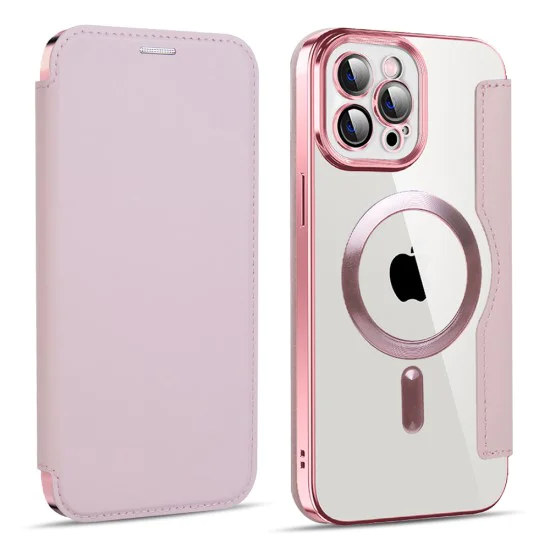 Калъф за iPhone 11 Pro Max - SmartMag Book Case - Розов