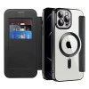 Калъф за iPhone 12 Pro Max - SmartMag Book Case - Черен
