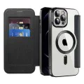 Калъф за iPhone 12 Pro Max - SmartMag Book Case - Черен