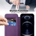 Калъф за iPhone 12 Pro Max - SmartMag Book Case - Лилав