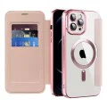 Калъф за iPhone 12 Pro - SmartMag Book Case - Розов