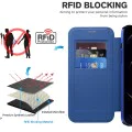 Калъф за iPhone 12 Pro - SmartMag Book Case - Син