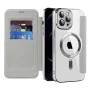 Калъф за iPhone 12 Pro - SmartMag Book Case - Сив