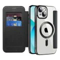 Калъф за iPhone 13 - SmartMag Book Case - Черен