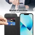 Калъф за iPhone 13 - SmartMag Book Case - Черен