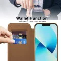 Калъф за iPhone 13 - SmartMag Book Case - Кафяв