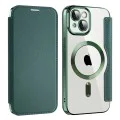 Калъф за iPhone 13 - SmartMag Book Case - Зелен