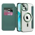 Калъф за iPhone 13 - SmartMag Book Case - Зелен