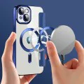 Калъф за iPhone 13 - SmartMag Book Case - Син