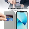 Калъф за iPhone 13 - SmartMag Book Case - Сив