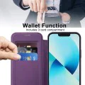Калъф за iPhone 13 - SmartMag Book Case - Лилав