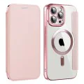 Калъф за iPhone 13 Pro - SmartMag Book Case - Розов