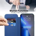 Калъф за iPhone 13 Pro - SmartMag Book Case - Син