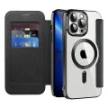 Калъф за iPhone 13 Pro Max - SmartMag Book Case - Черен