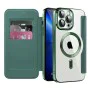 Калъф за iPhone 13 Pro Max - SmartMag Book Case - Зелен