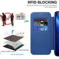 Калъф за iPhone 13 Pro Max - SmartMag Book Case - Син