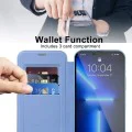 Калъф за iPhone 13 Pro Max - SmartMag Book Case - Светло Син