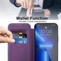 Калъф за iPhone 13 Pro Max - SmartMag Book Case - Лилав