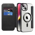 Калъф за iPhone 14 - SmartMag Book Case - Черен