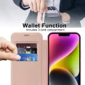 Калъф за iPhone 14 - SmartMag Book Case - Розов