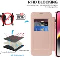 Калъф за iPhone 14 - SmartMag Book Case - Розов
