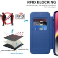 Калъф за iPhone 14 - SmartMag Book Case - Син