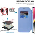 Калъф за iPhone 14 - SmartMag Book Case - Светло Син