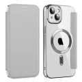 Калъф за iPhone 14 - SmartMag Book Case - Сив