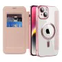 Калъф за iPhone 14 Plus - SmartMag Book Case - Розов