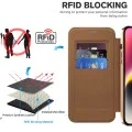 Калъф за iPhone 14 Plus - SmartMag Book Case - Кафяв