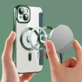 Калъф за iPhone 14 Plus - SmartMag Book Case - Зелен