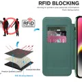 Калъф за iPhone 14 Plus - SmartMag Book Case - Зелен