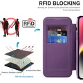 Калъф за iPhone 14 Plus - SmartMag Book Case - Лилав