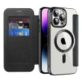 Калъф за iPhone 14 Pro Max - SmartMag Book Case - Черен