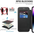 Калъф за iPhone 14 Pro Max - SmartMag Book Case - Черен