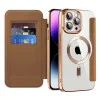 Калъф за iPhone 14 Pro Max - SmartMag Book Case - Кафяв